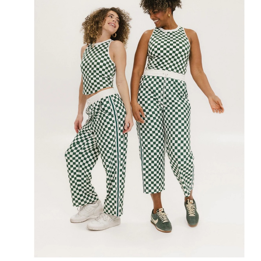 Fore All Bronson Pant - Green Checkered